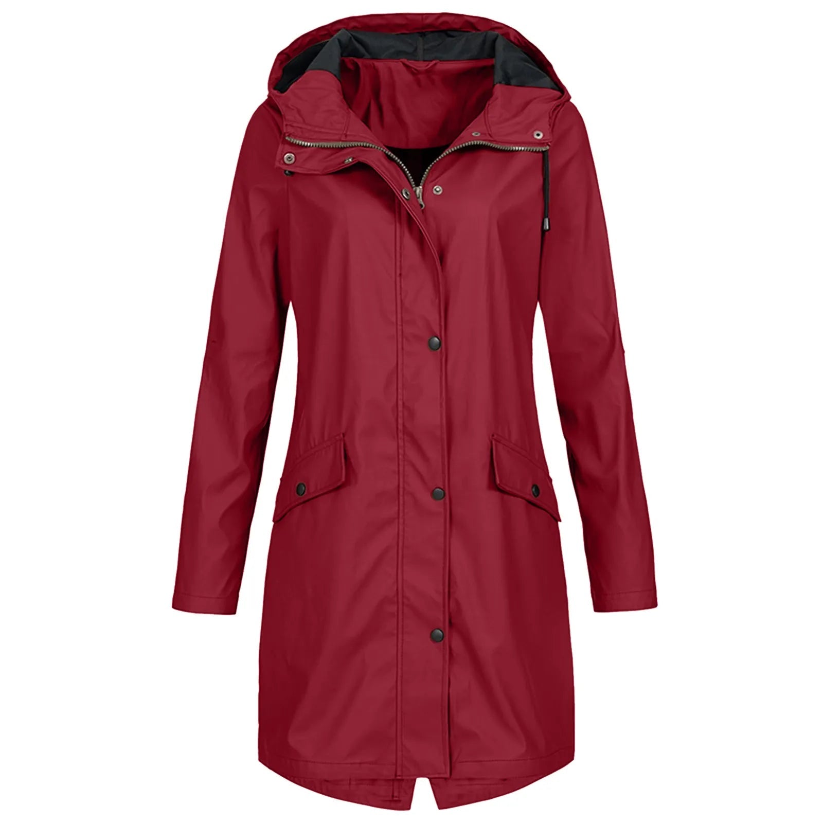 Imperméable à capuche grande taille