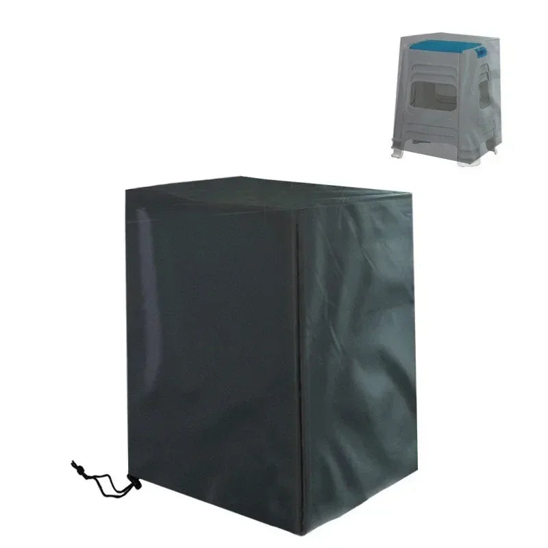 Wasserdichter Stuhlbezug für Gartenmöbel, Staubdicht, Langlebig, Schwarz 5