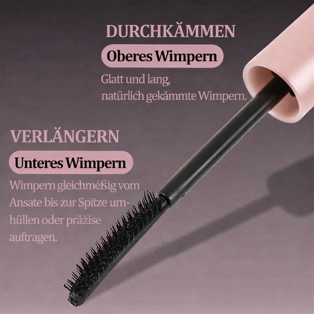 Wasserfeste Mascara mit Volumen, Länge und Präzisionsbürste für definierte Wimpern 3