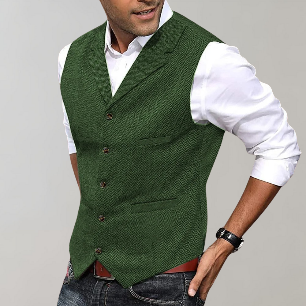 Valmere – Gilet homme en polyester au design classique, plusieurs couleurs