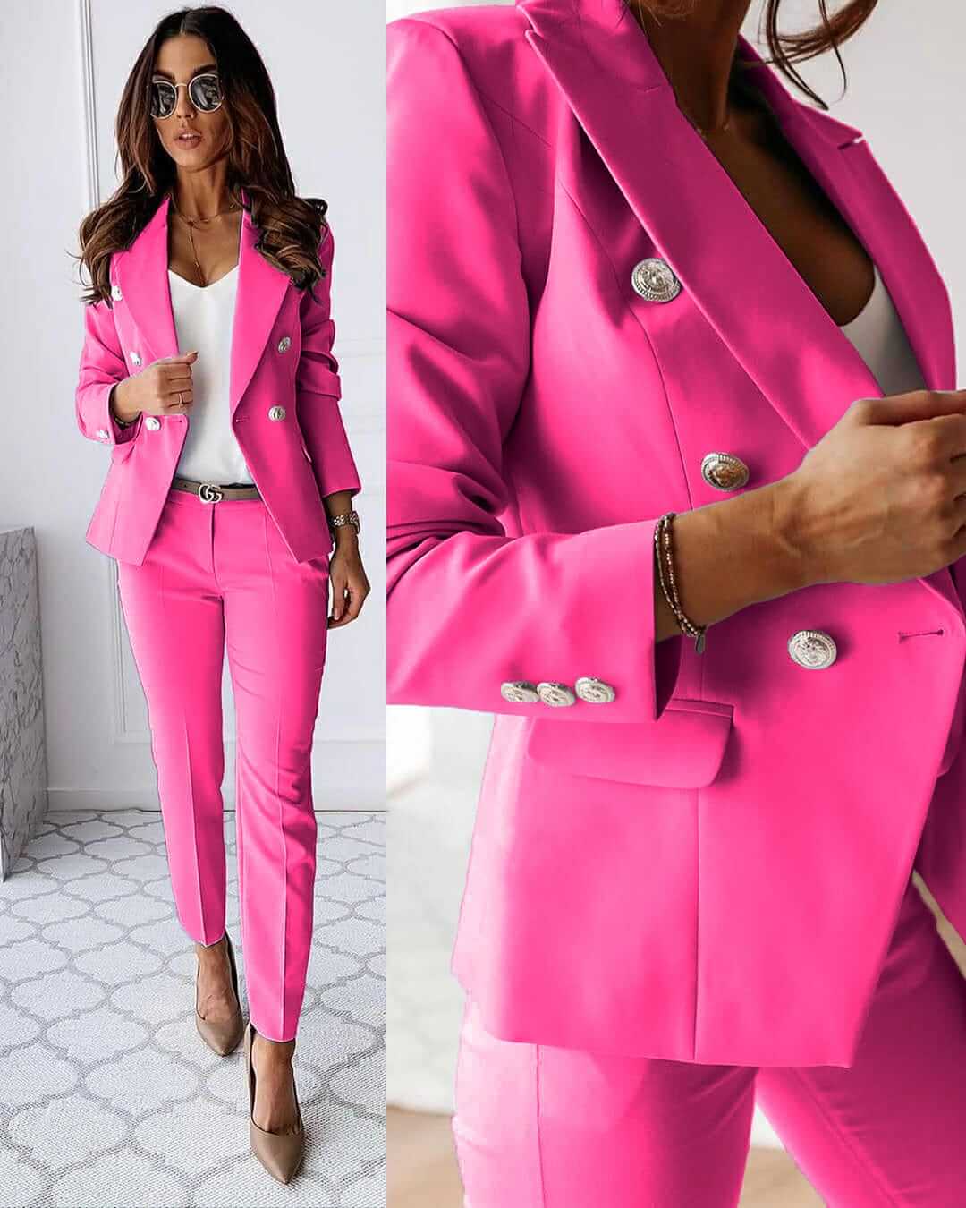 Bolendo GRETA - Modren Zweiteiliges Set mit Jacke und Hose