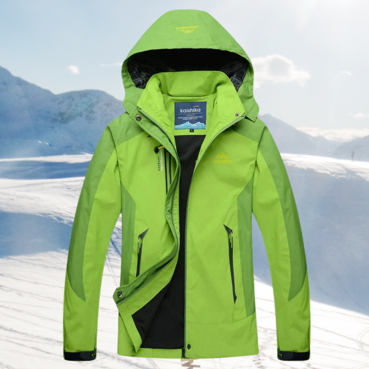 Wind en waterdichte outdoorjas voor dames 3
