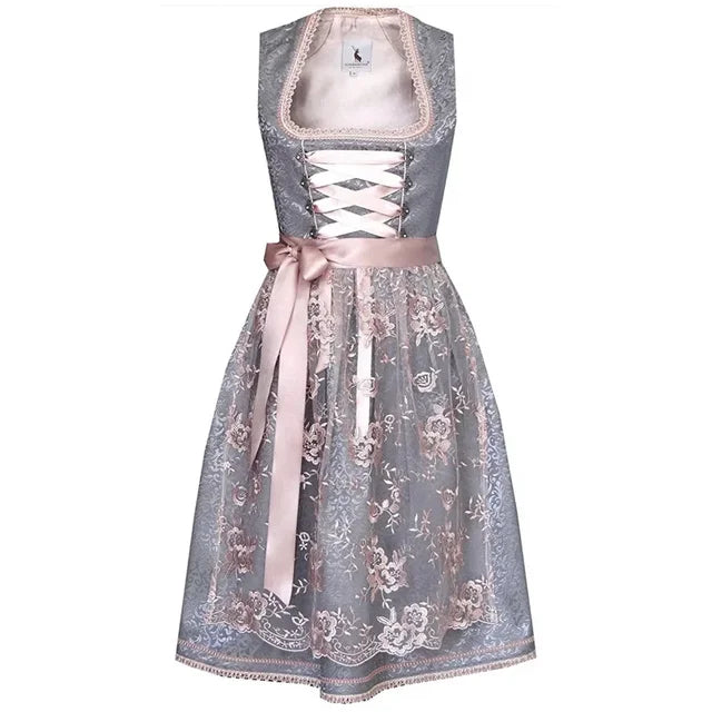 Bolendo Original Oktoberfest Dirndlkleid für Damen - Traditioneller Stil