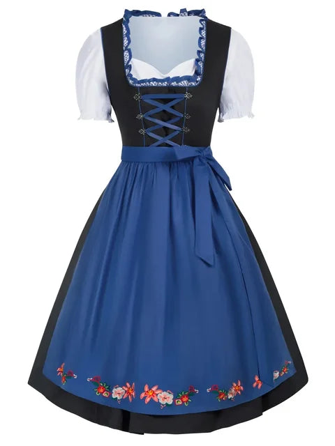 Bolendo Original Oktoberfest Dirndlkleid für Damen - Traditioneller Stil