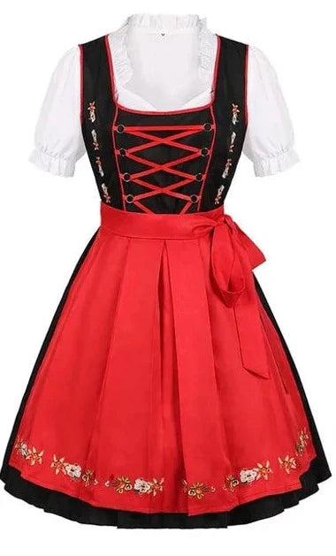 Bolendo Original Oktoberfest Dirndlkleid für Damen - Traditioneller Stil