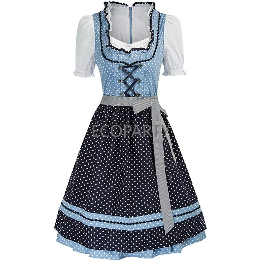 Bolendo Original Oktoberfest Dirndlkleid für Damen - Traditioneller Stil