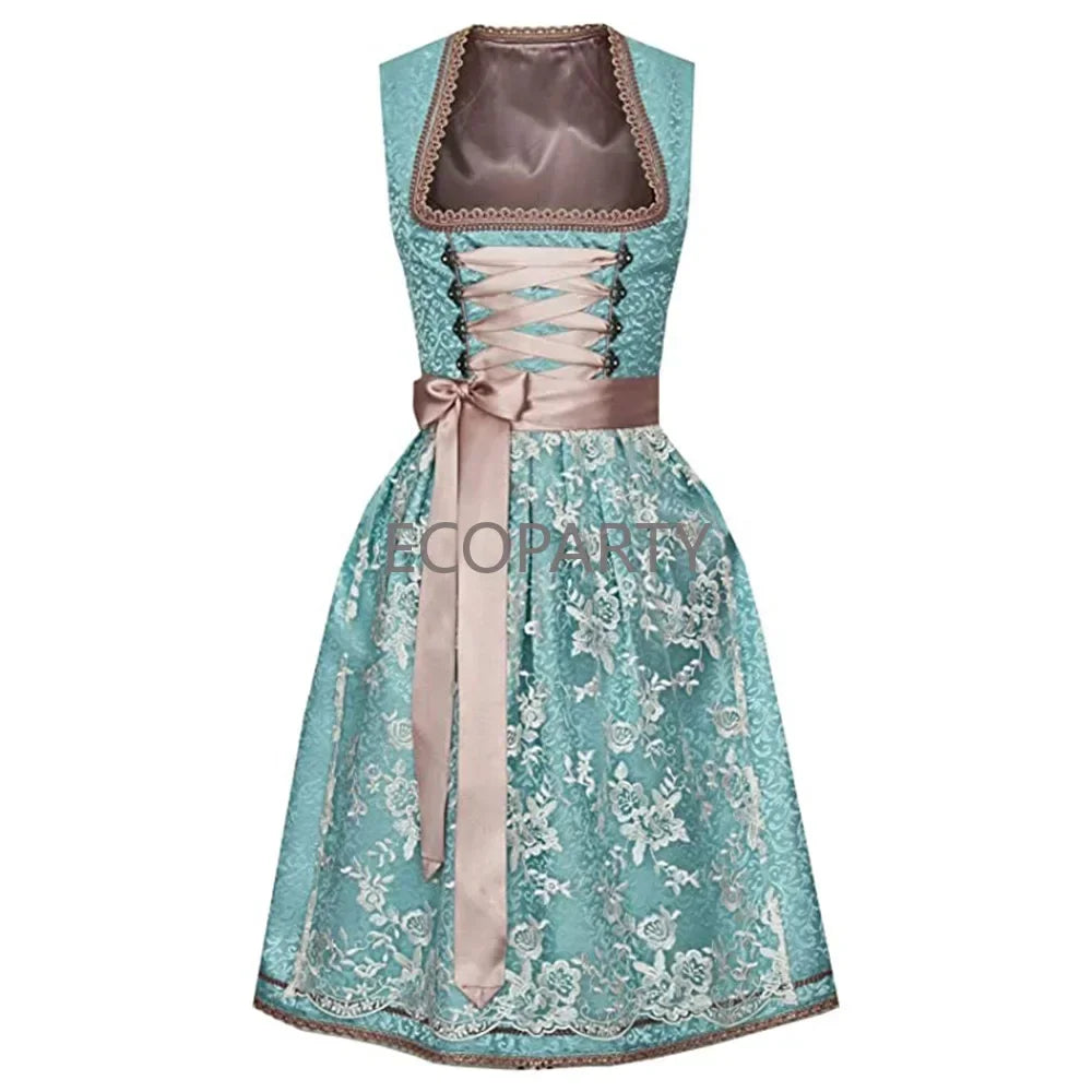Bolendo Original Oktoberfest Dirndlkleid für Damen - Traditioneller Stil