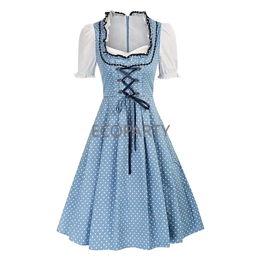 Bolendo Original Oktoberfest Dirndlkleid für Damen - Traditioneller Stil