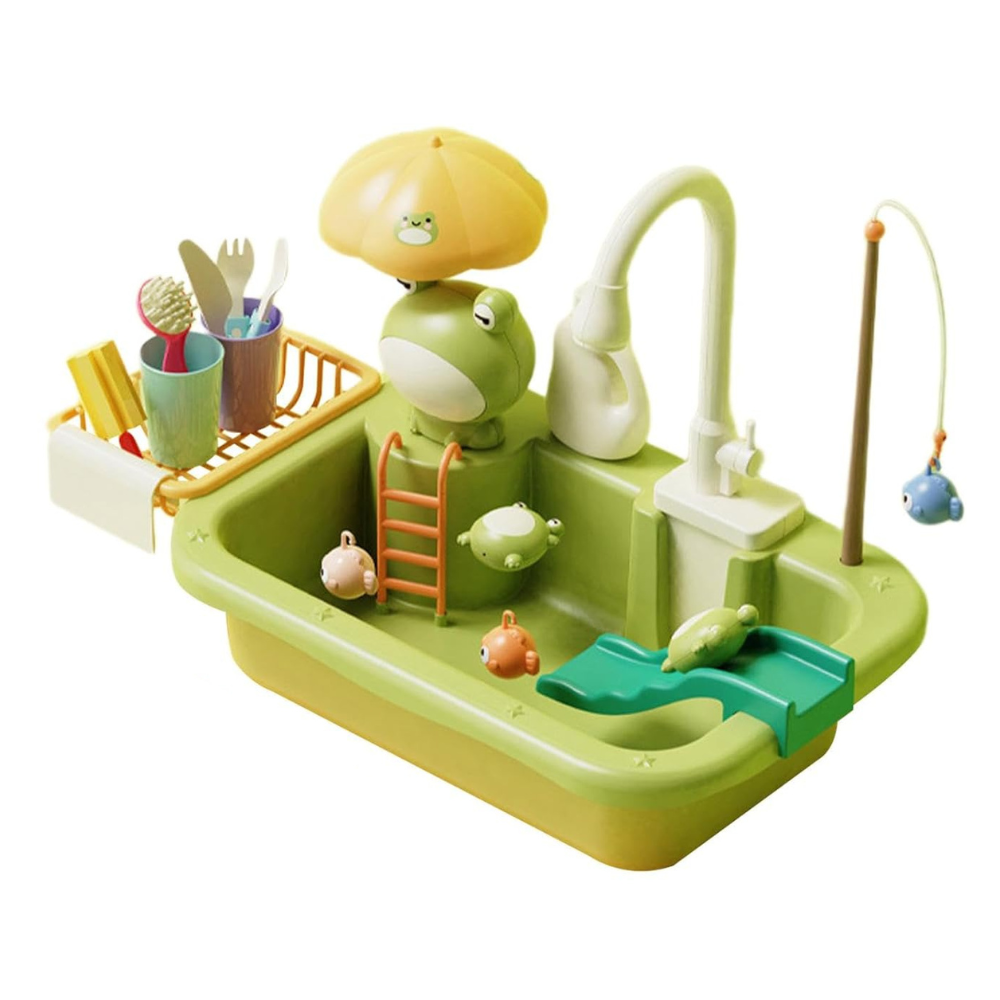 AquaPlay Spilleglæde ved opvask – Realistisk køkkensæt med vandfunktion