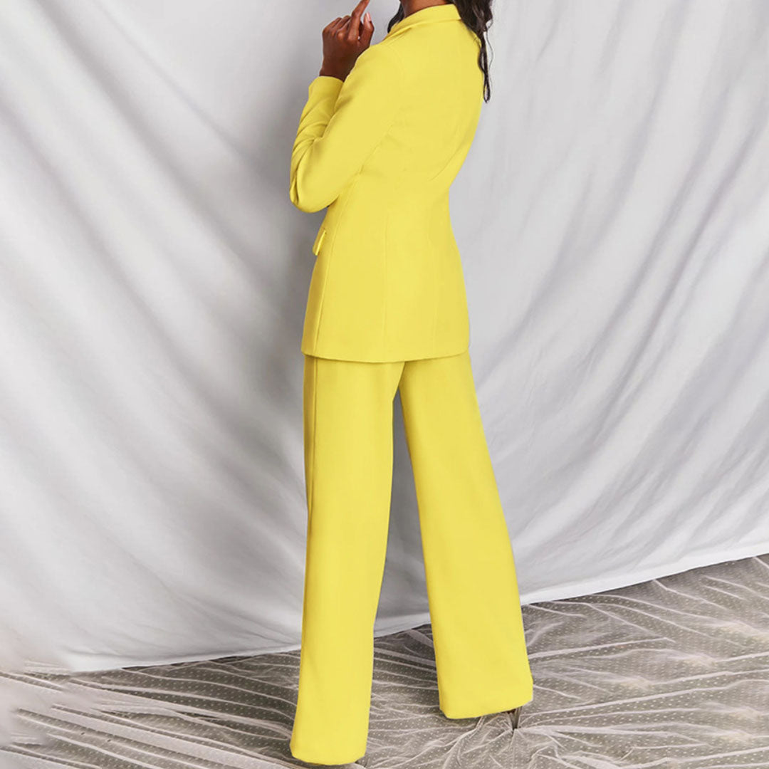 Zinzdi - Elegantes Blazer- und Hosenset | Damen Anzug für stilvolle Auftritte