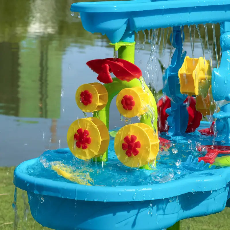 Zand- en Waterspeeltafel Kinderen – 3 Lagen met Accessoires (3+ Jaar) 2