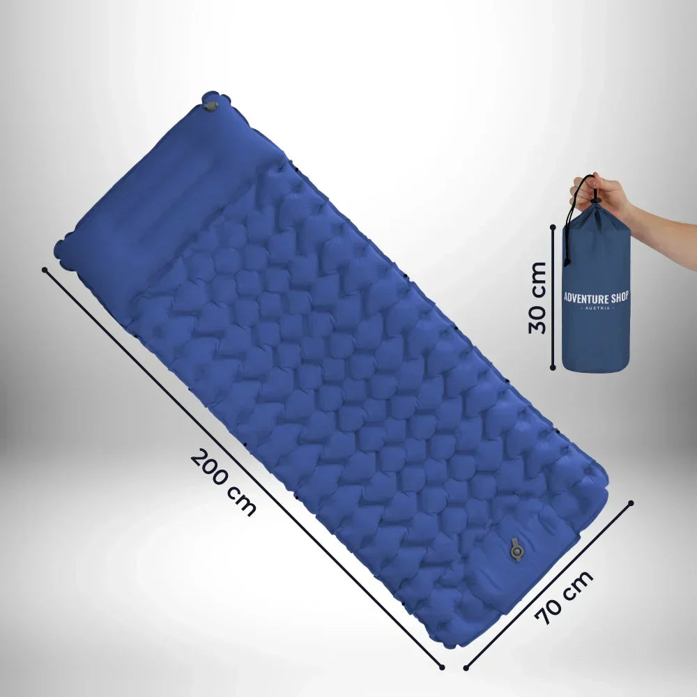 AirLite Zelfopblazend Slaapmatje – Lichtgewicht, Compact & 10 cm Dik Comfort Vestragear