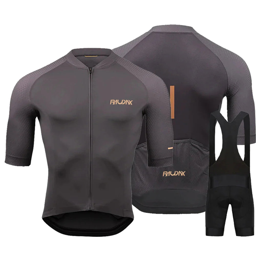 Zomer Korte Mouw Wielertrui Set voor Mannen, Ademend en Comfortabel, 19D Gelpad 2