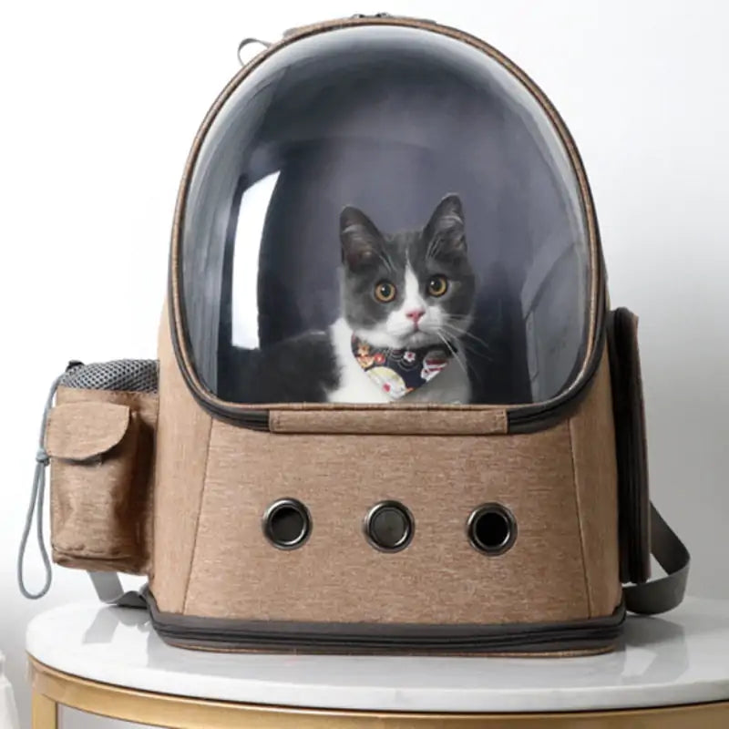 Devako - Sac à dos transporteur pour chat ergonomique et confortable – Voyager avec un chat