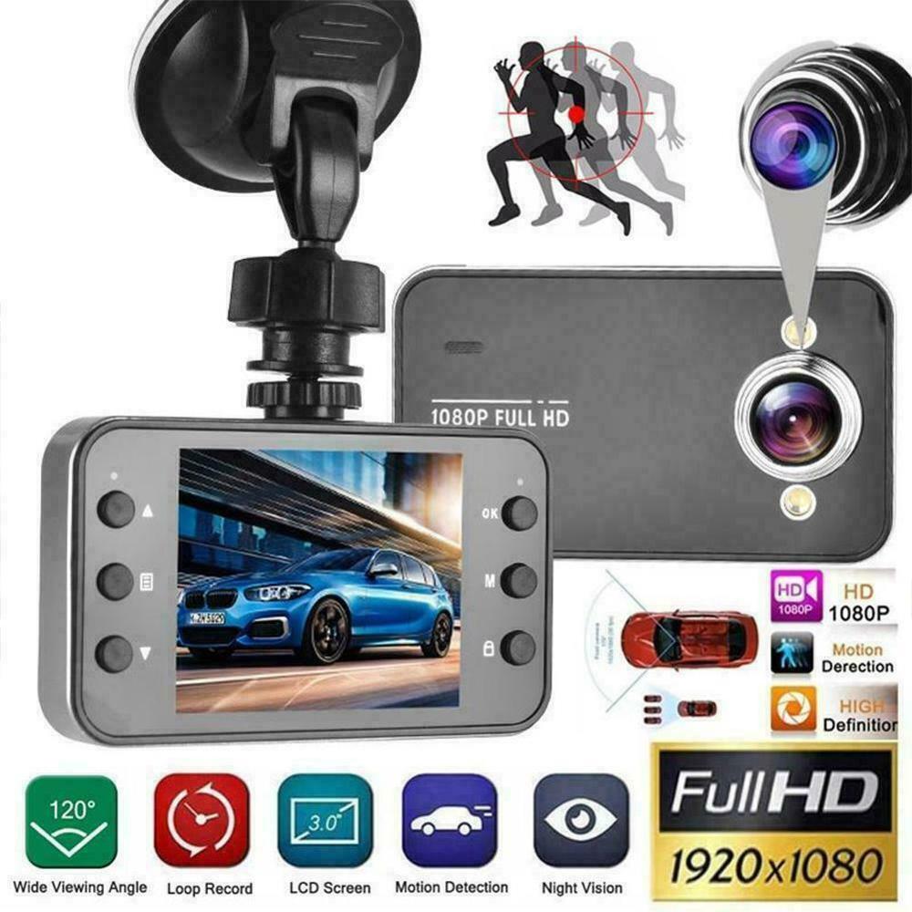 HD autokamera s nočním viděním a detekcí pohybu – 1080P záznam