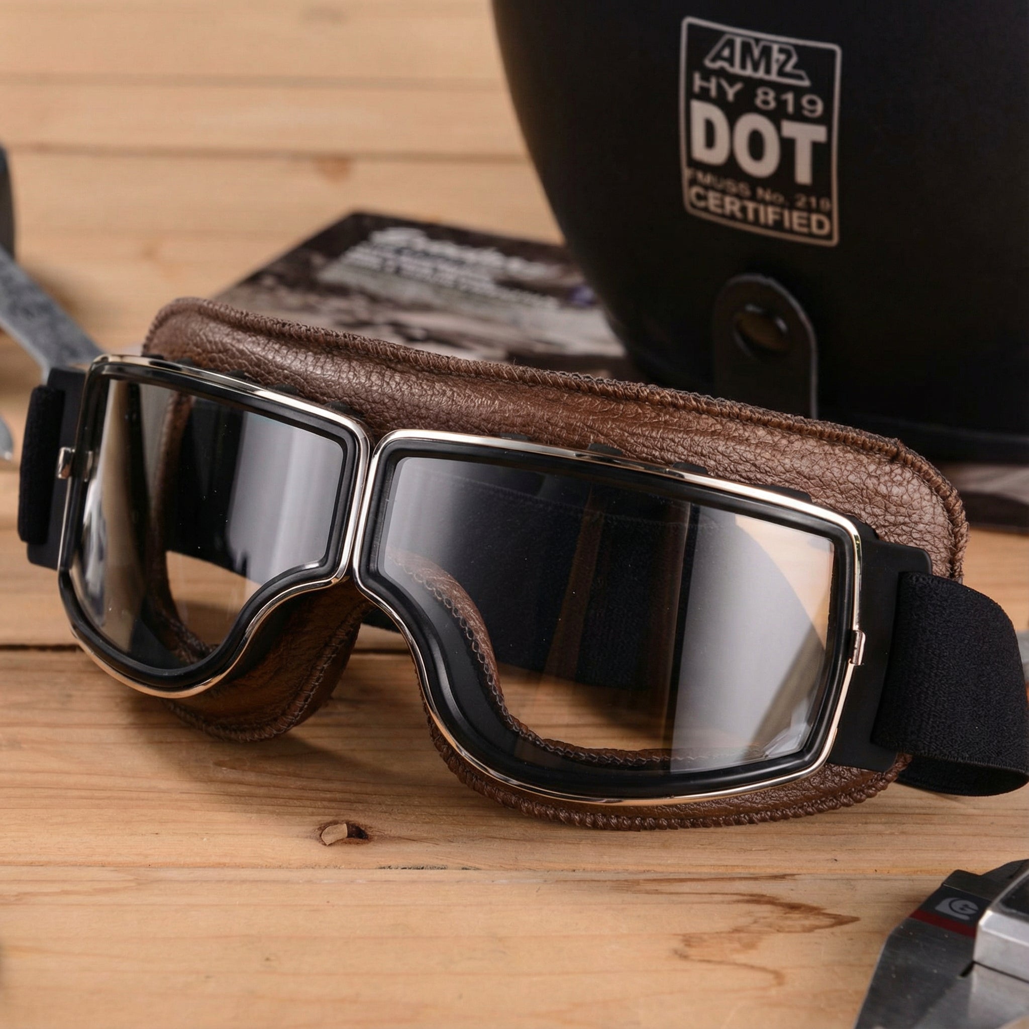 Occhiali da moto in pelle – RiderEdge