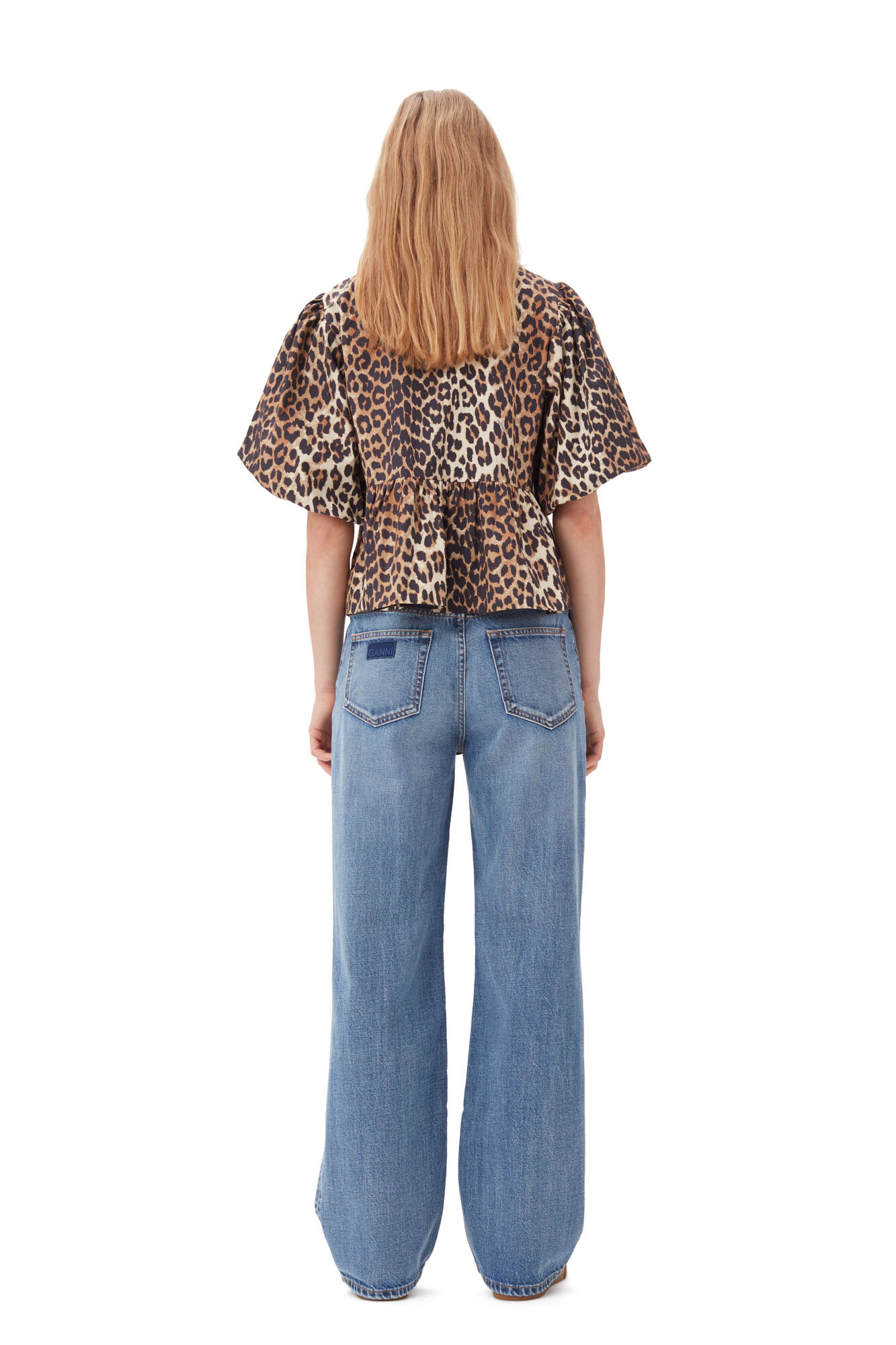 Leonore - Blouse avec manches bouffantes pour femmes
