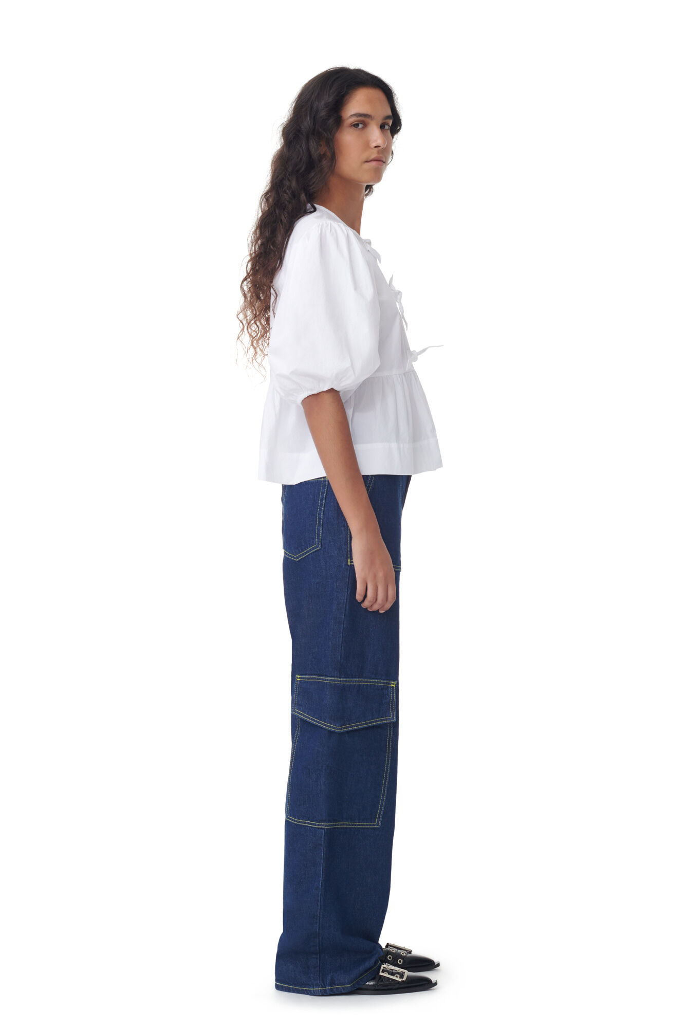 Leonore - Blouse avec manches bouffantes pour femmes