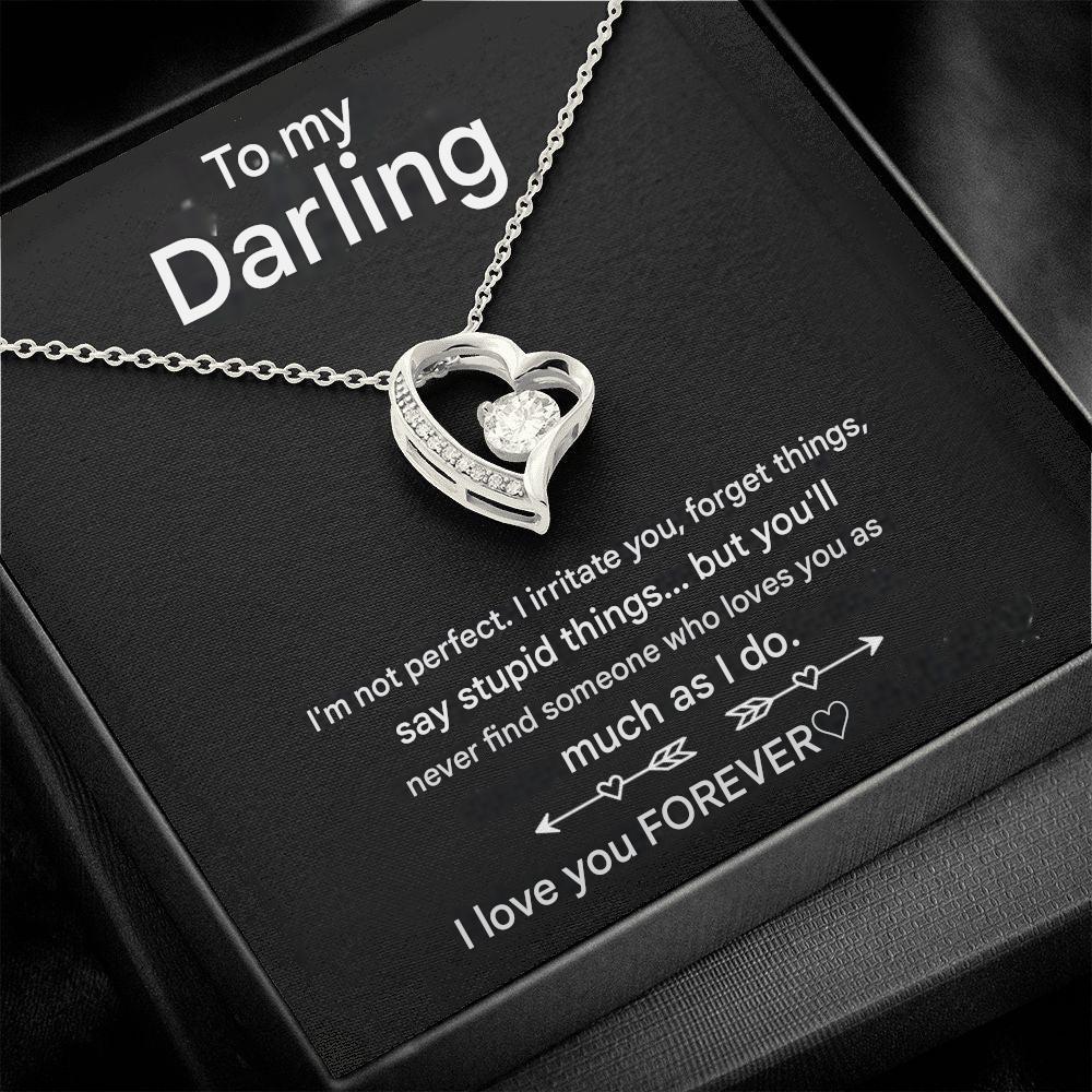 Liora – náhrdelník srdce striebro alebo zlato – štýlový a nastaviteľný