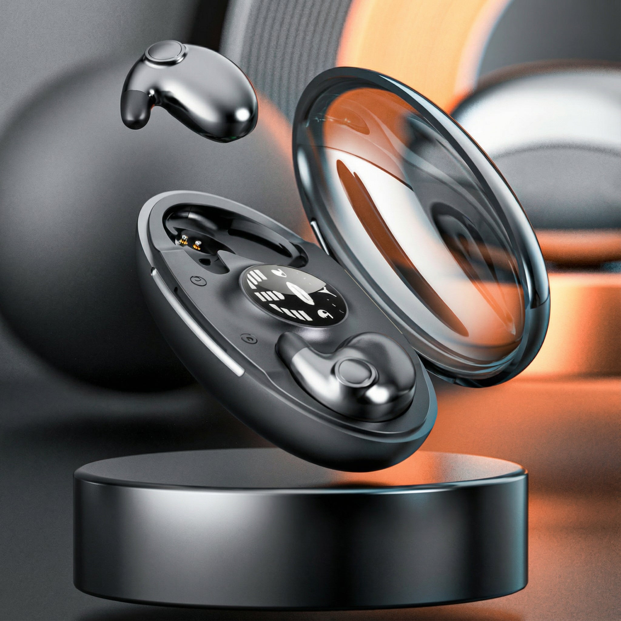 Bezdrátová sluchátka na spaní – Ultratenká, Bluetooth 5.3 a ochrana proti stříkající vodě IPX5