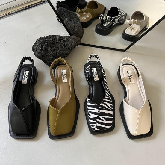 Nose Flats PU-Modellsandalen – Delaney