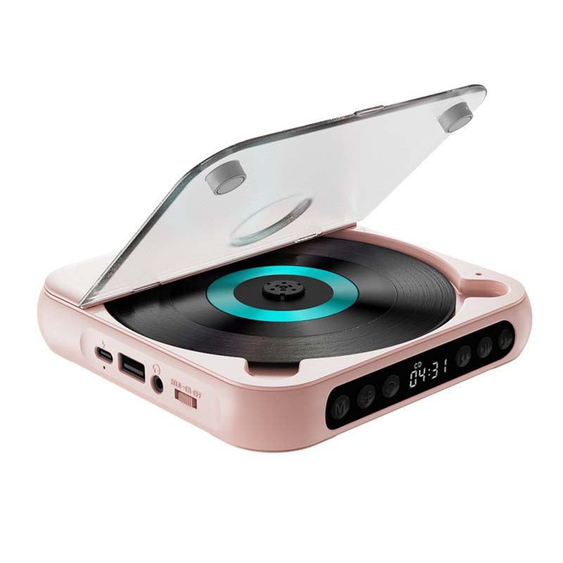 Tragbarer CD-Player – Bluetooth 5.3 mit Wiederaufladbarem Akku