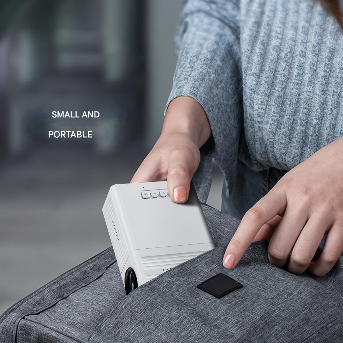 Mini projektor – přenosný design s 3000 lumeny a HDMI/USB pro jasné obrázky kdekoliv