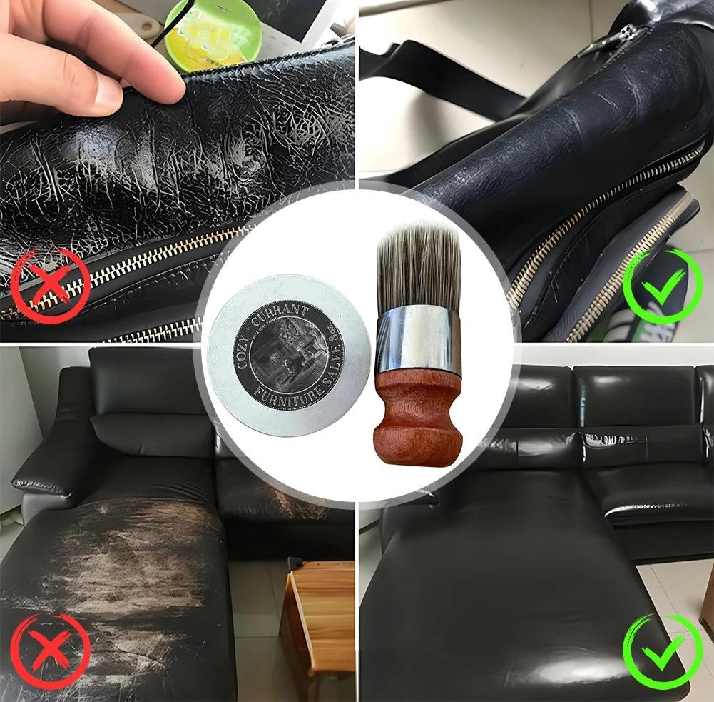 Restore – Crème de réparation pour cuir et meubles – Rénovateur de couleur et de brillance