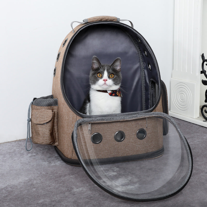 Devako - Sac à dos transporteur pour chat ergonomique et confortable – Voyager avec un chat