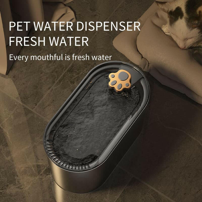 Bolendo Pet Ultra-leiser Wasserspender mit LED-Beleuchtung Wasserfontäne
