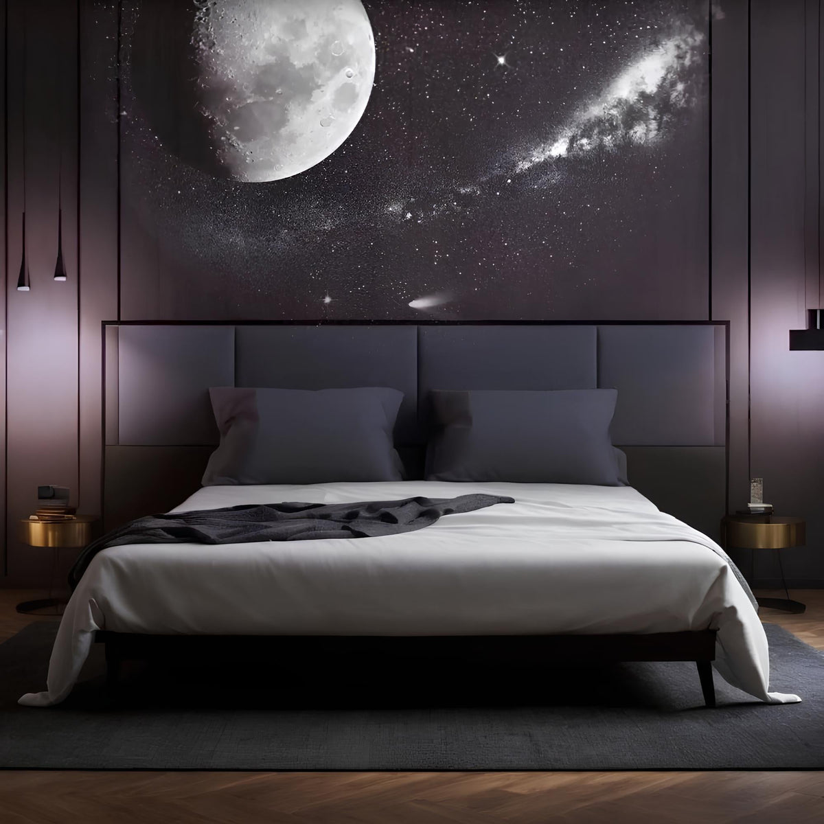 StellaBeam – projektorová lampa do místnosti LED – hvězdná obloha & 19 vzorů