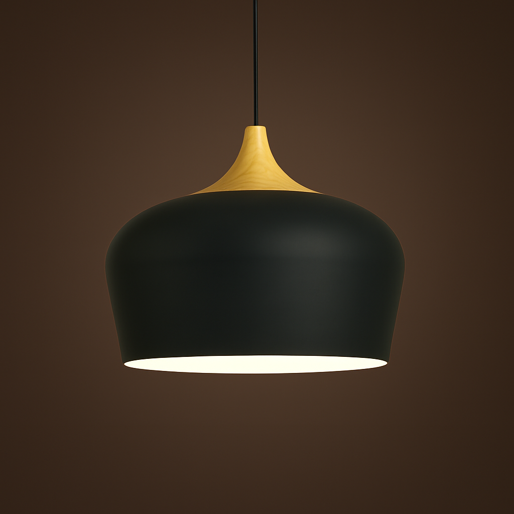 Nordylight – Lampada a sospensione Pastello Metallo & Legno – Regolabile Design Retrò