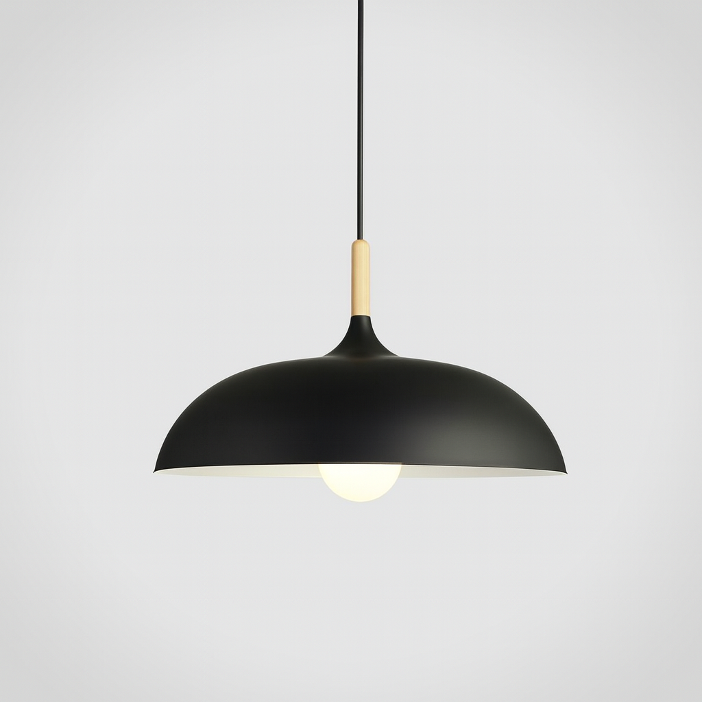 Nordylight – Lampada a sospensione Pastello Metallo & Legno – Regolabile Design Retrò