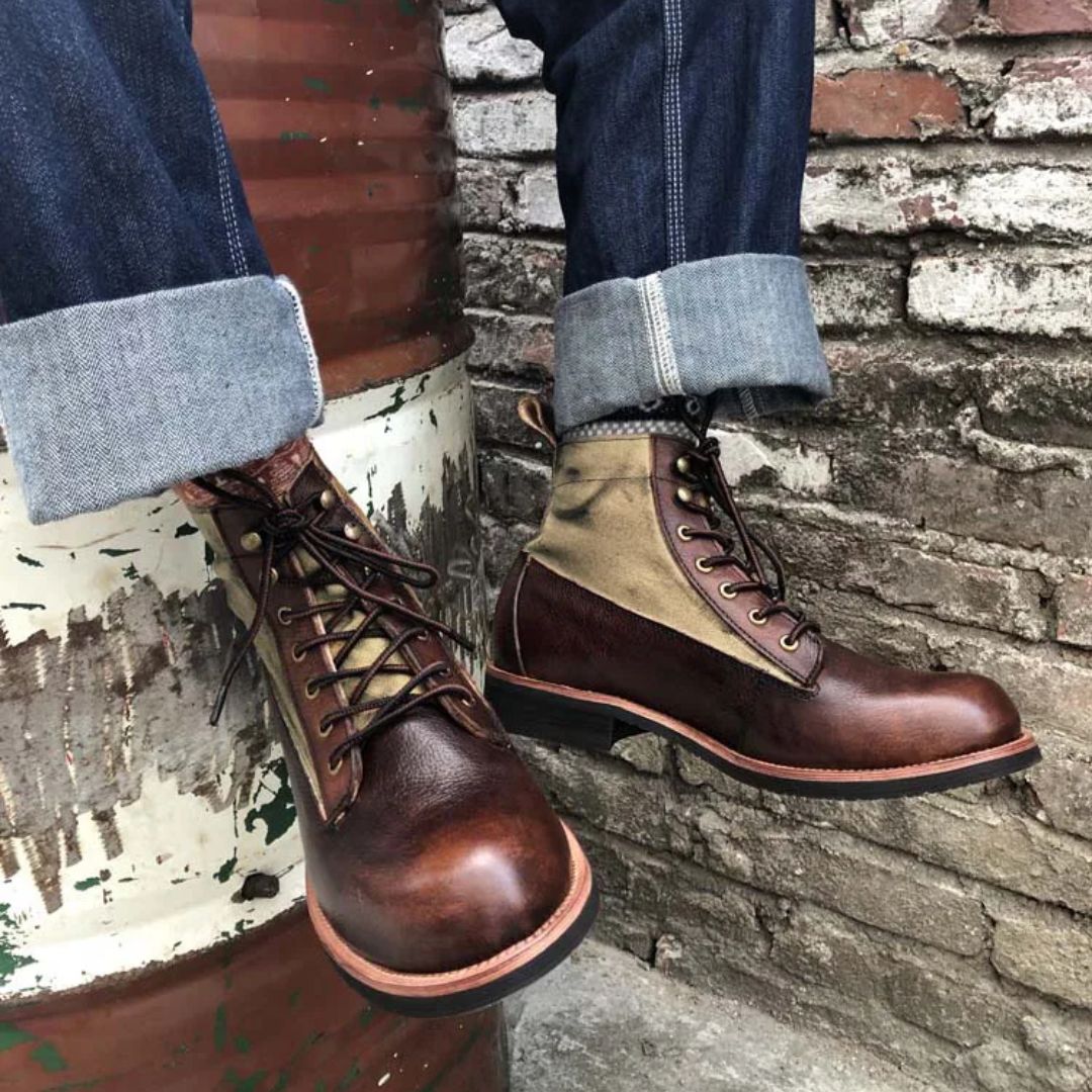 AlpenHeritage – Haferl Sneakers Bernard – Håndlavede Retro-Støvler