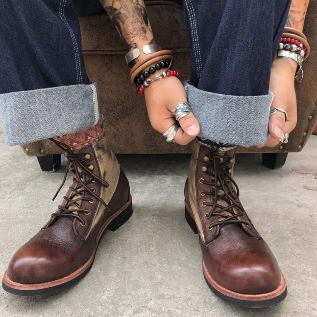 AlpenHeritage – Haferl Sneakers Bernard – Håndlavede Retro-Støvler