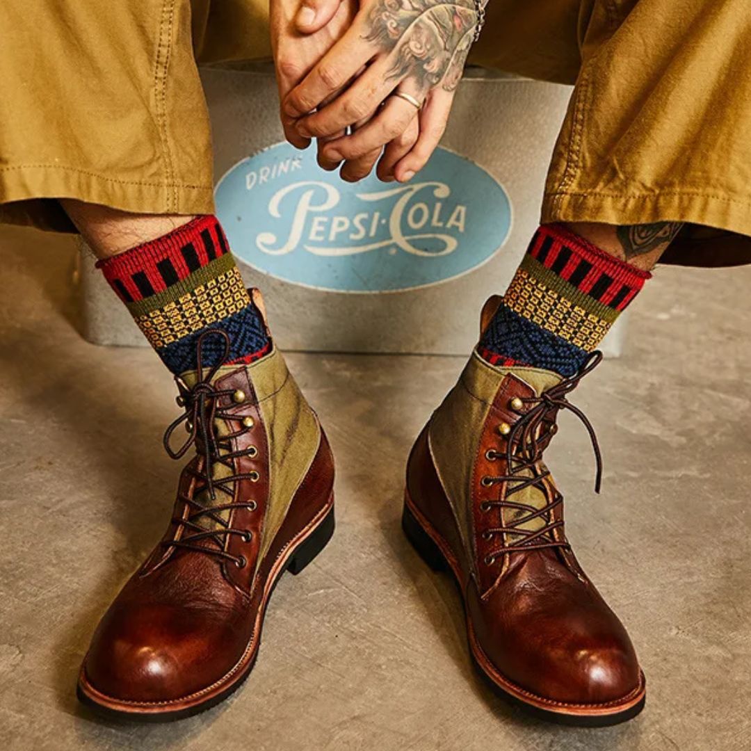 AlpenHeritage – Haferl Sneakers Bernard – Håndlavede Retro-Støvler