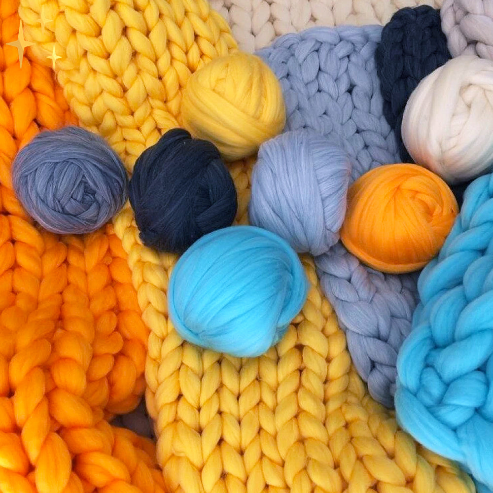 Wooloria – XXL Chunky Strickgarn 1000g – Weich & vielseitig für Strickprojekte