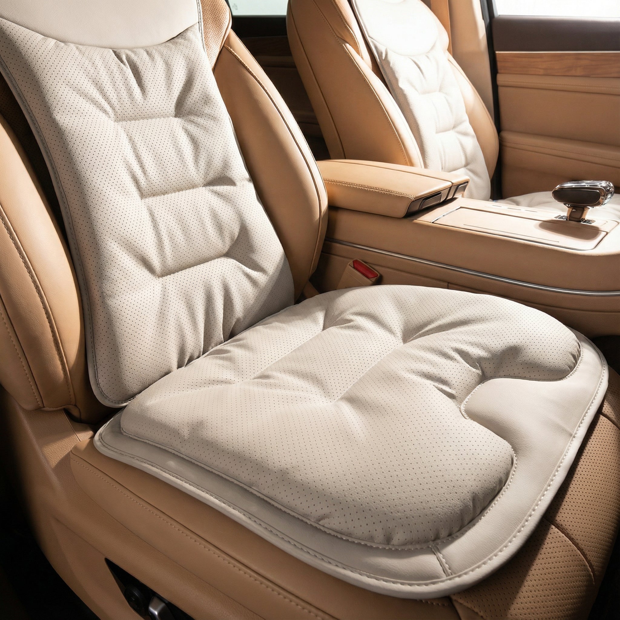 Autositzkissen – Formstabiles Design, Atmungsaktives Material & Individuelle Gestaltung