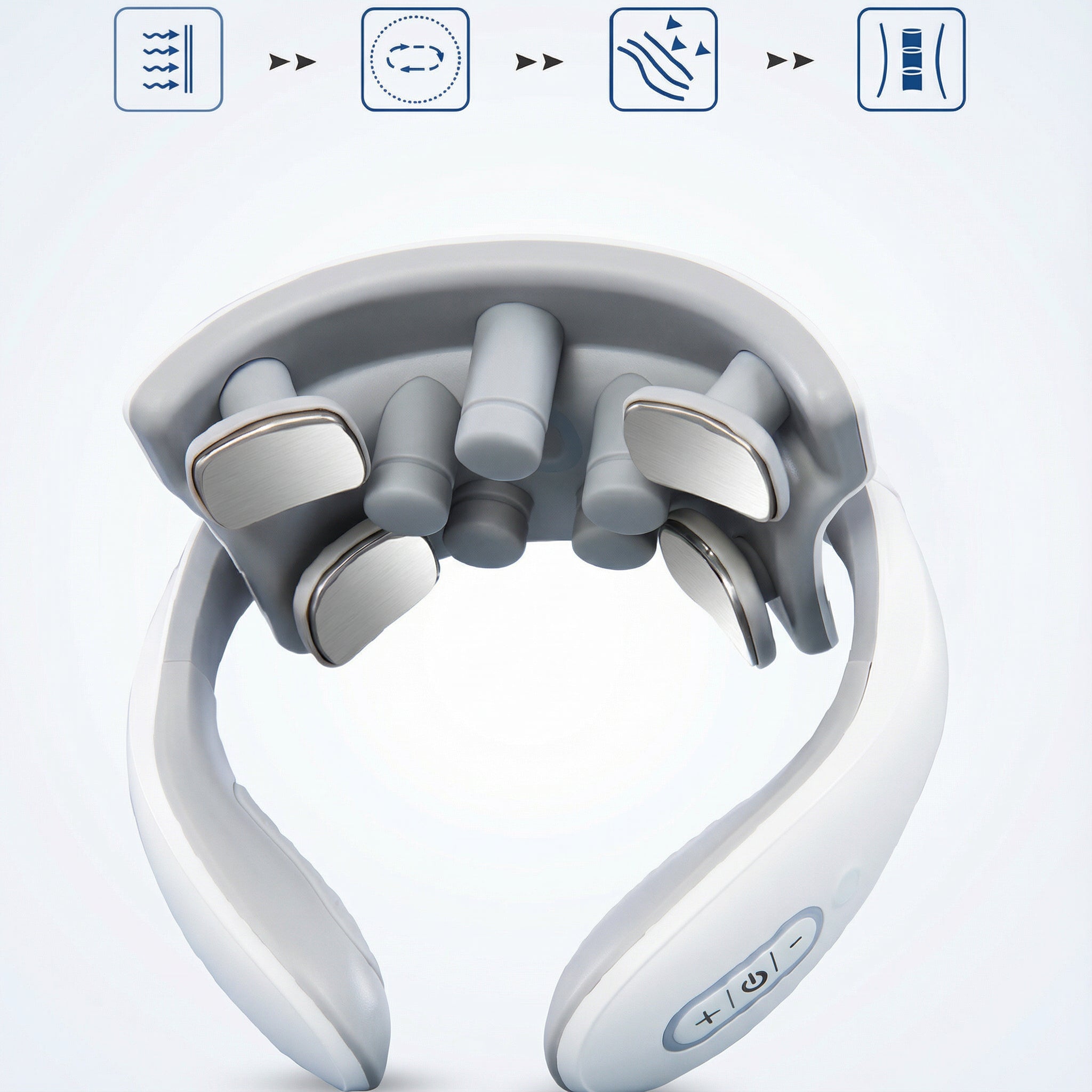 Nackenmassagegerät – Wärmefunktion, Vibrationsmodi & Ergonomisches Design