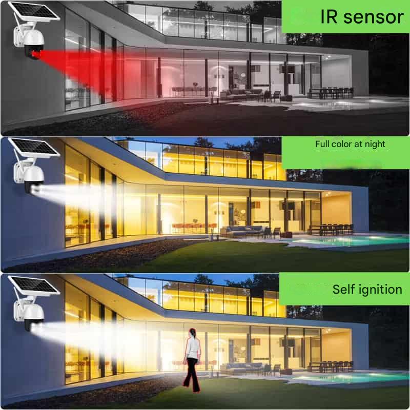 Bezdrôtová 4K bezpečnostná kamera so solárnym panelom – DualGuard 4K (nie online)