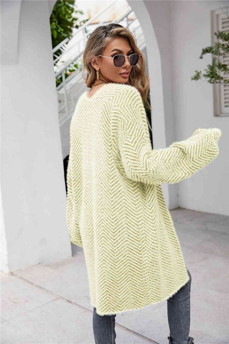 Cardigan avec motif chevrons - Silavia