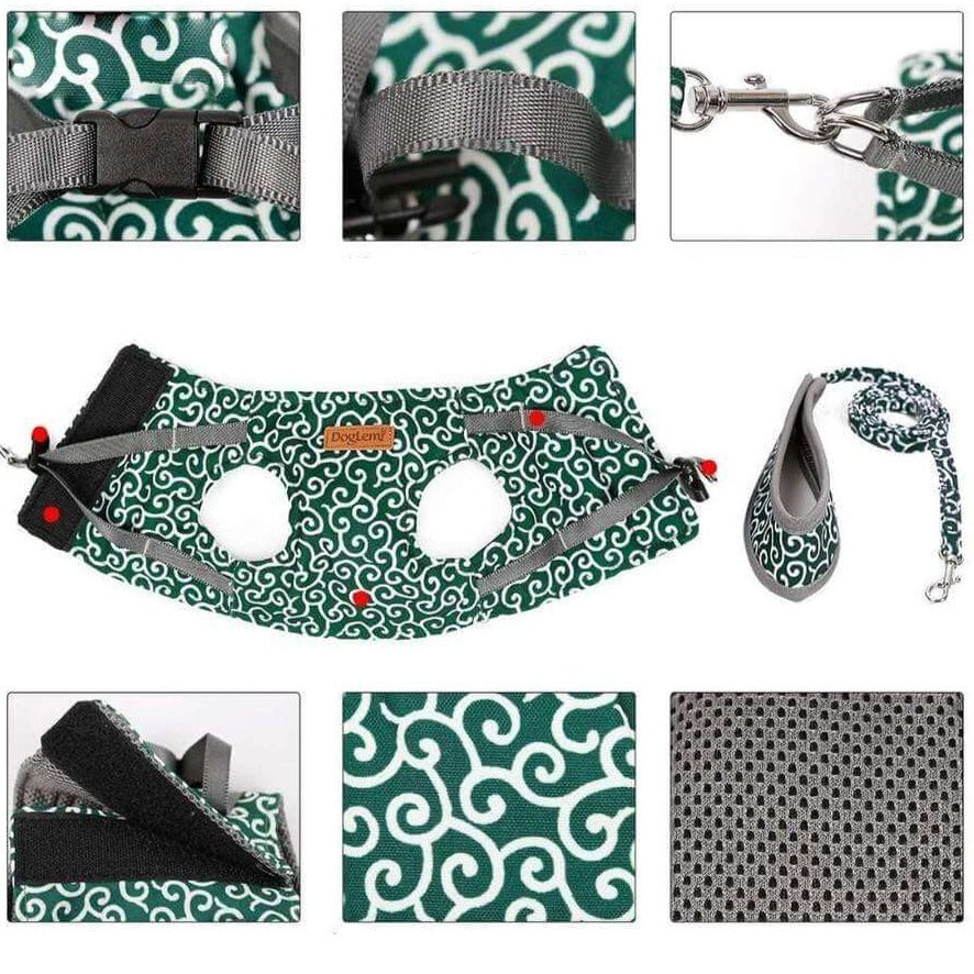 Pawver – katte sele åndbar & polstret – til udendørs eventyr