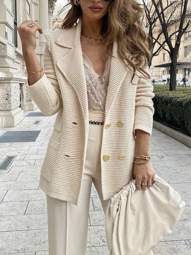 Blazer chic couleur kaki - Alexa