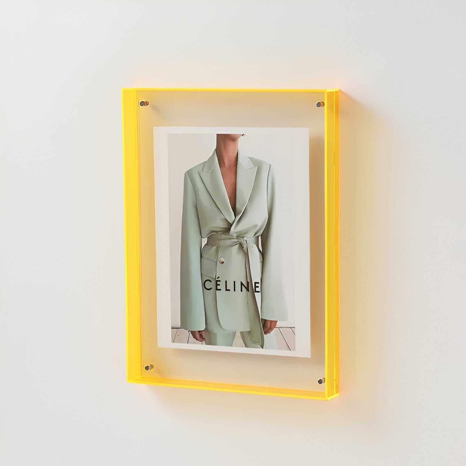 Cadre photo acrylique transparent – Design minimaliste en acrylique clair