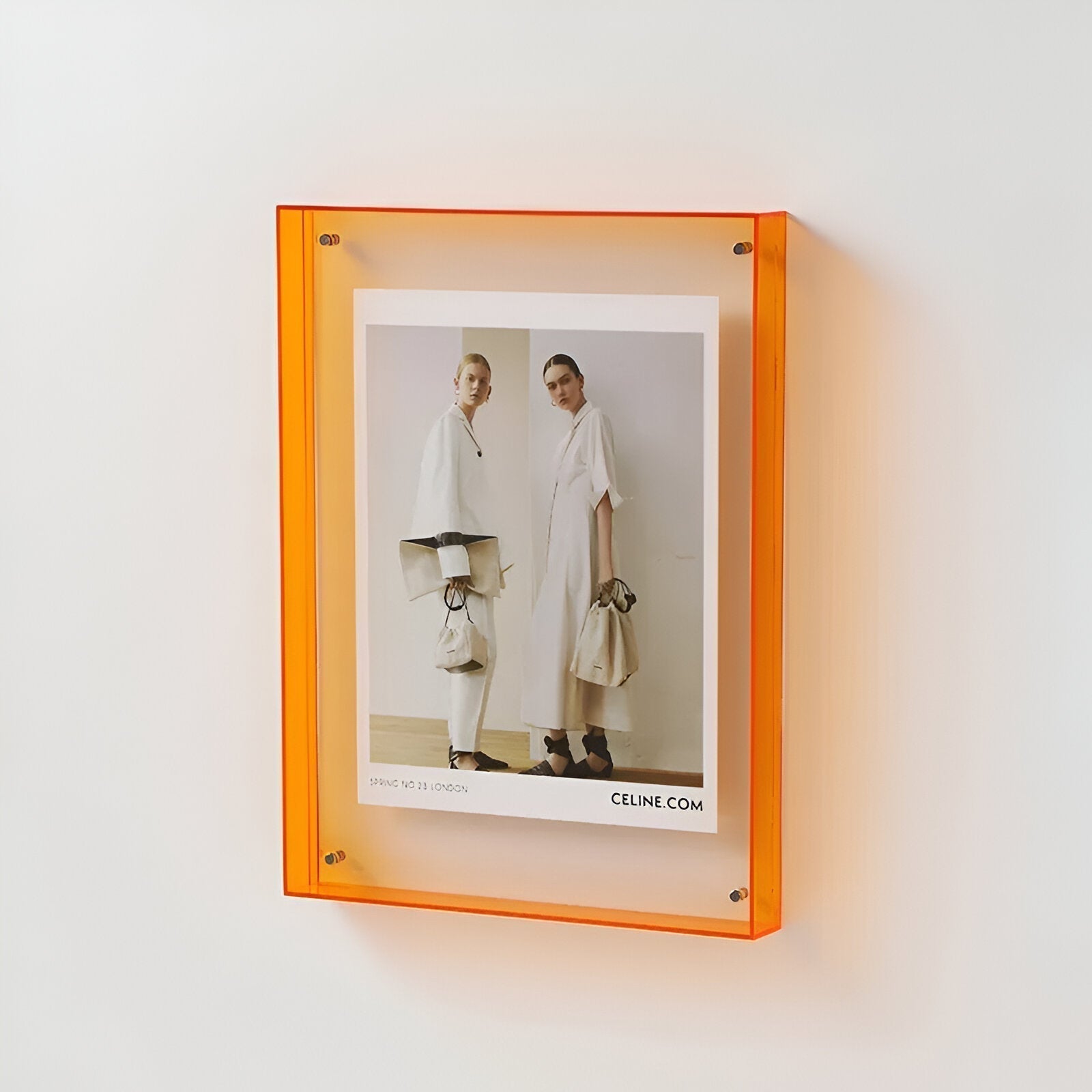 Cadre photo acrylique transparent – Design minimaliste en acrylique clair