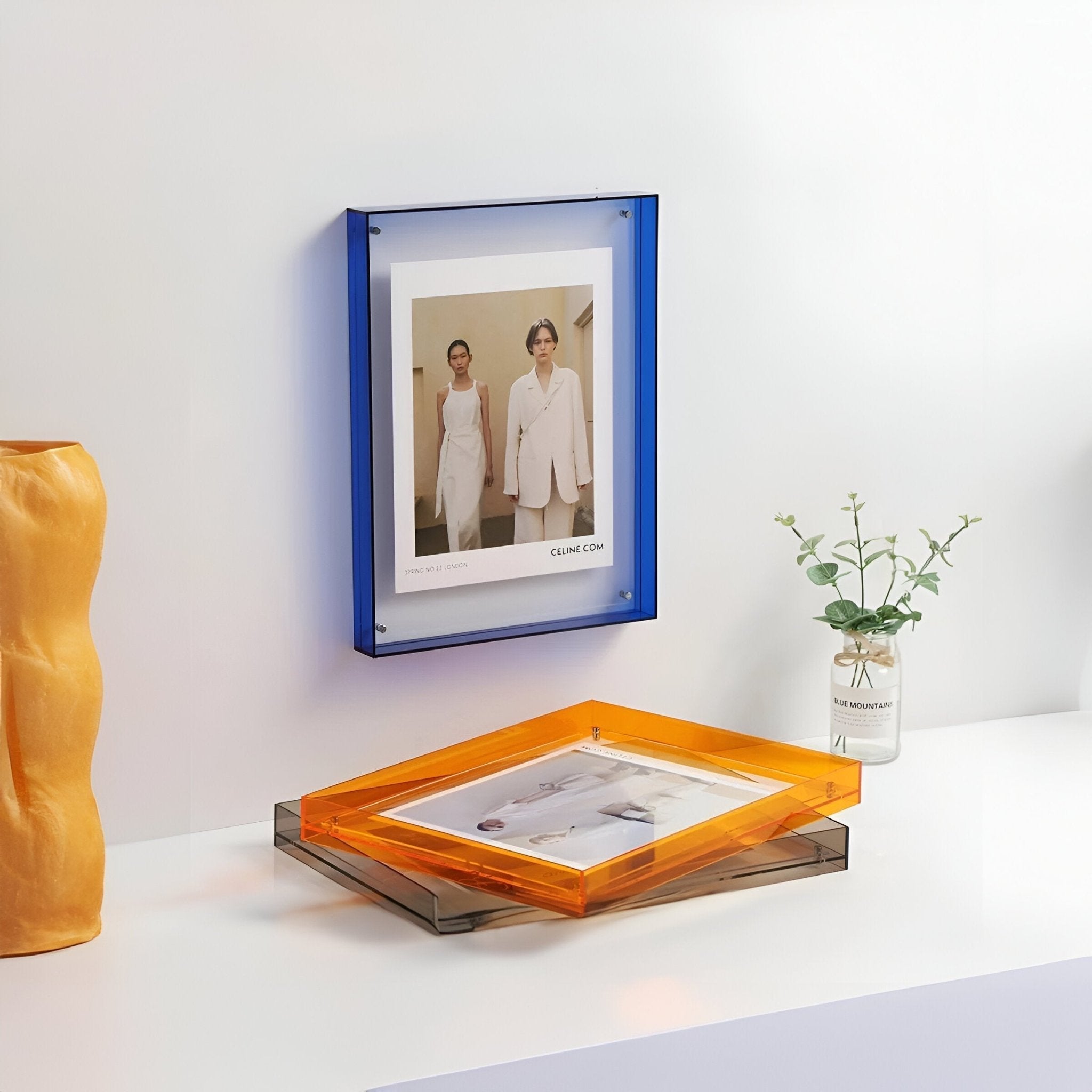 Cadre photo acrylique transparent – Design minimaliste en acrylique clair