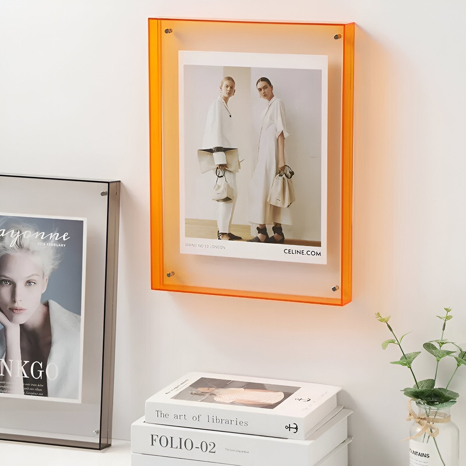 Cadre photo acrylique transparent – Design minimaliste en acrylique clair