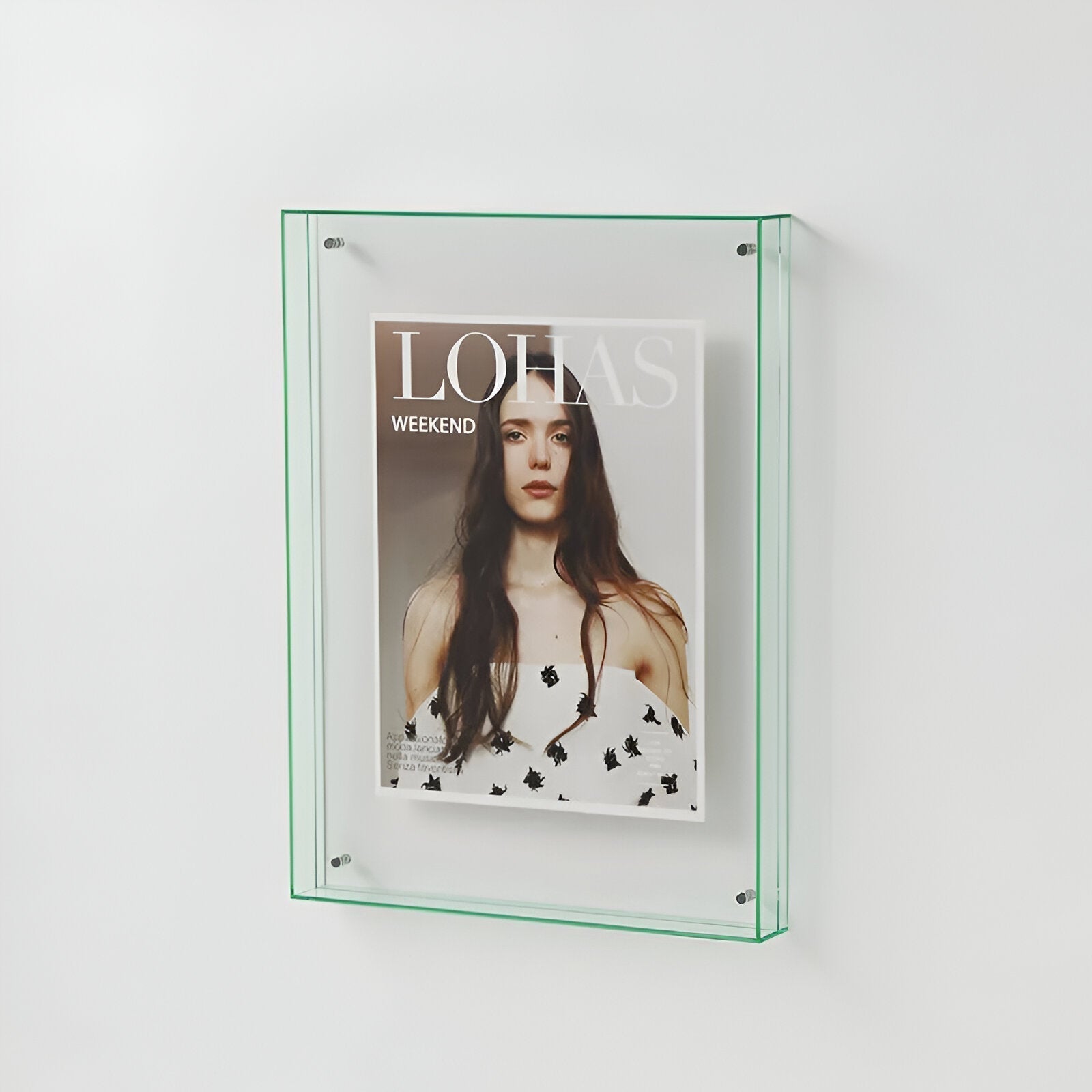 Cadre photo acrylique transparent – Design minimaliste en acrylique clair