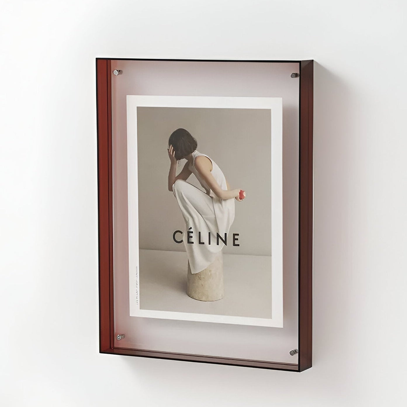 Cadre photo acrylique transparent – Design minimaliste en acrylique clair