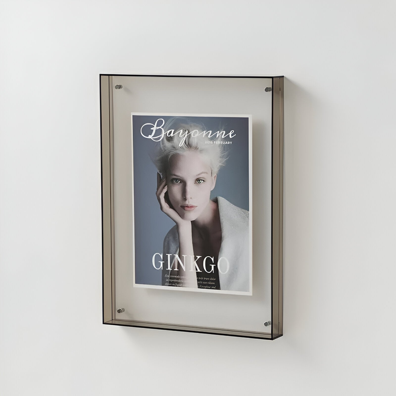 Cadre photo acrylique transparent – Design minimaliste en acrylique clair